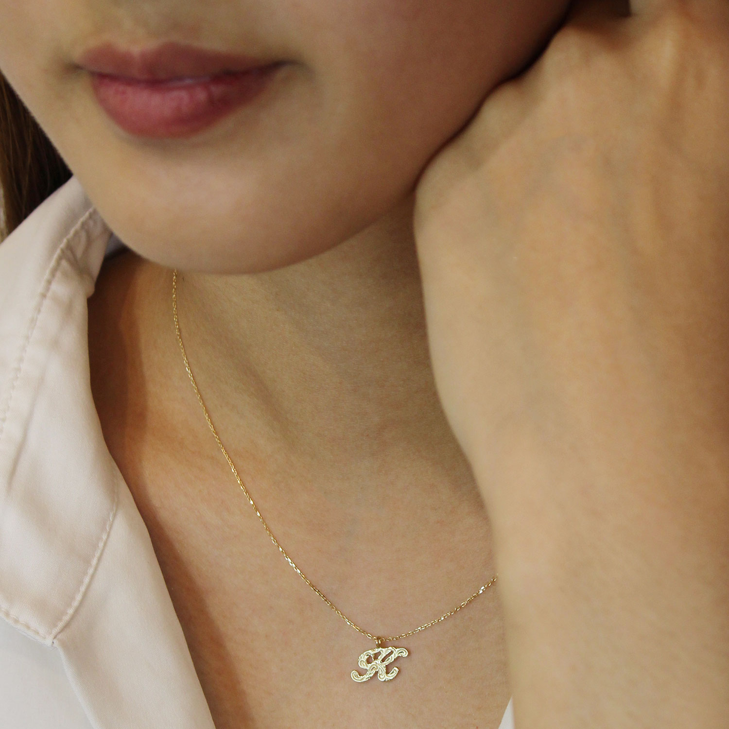 ハワイアンジュエリー[K10YG] イニシャル ネックレス｜Local Brand 公式オンラインストア